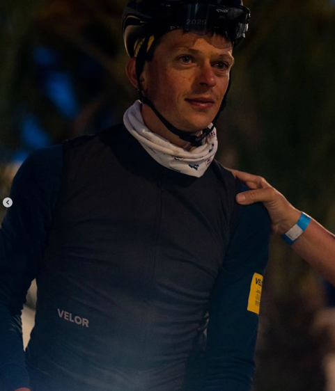 Why is Florian Moreau cycling across Europe