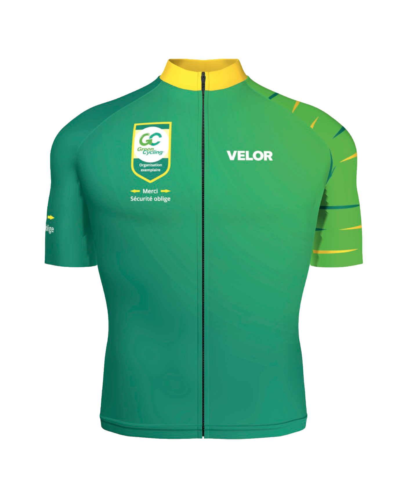 Official jersey Green Cycling - Velor-cycling