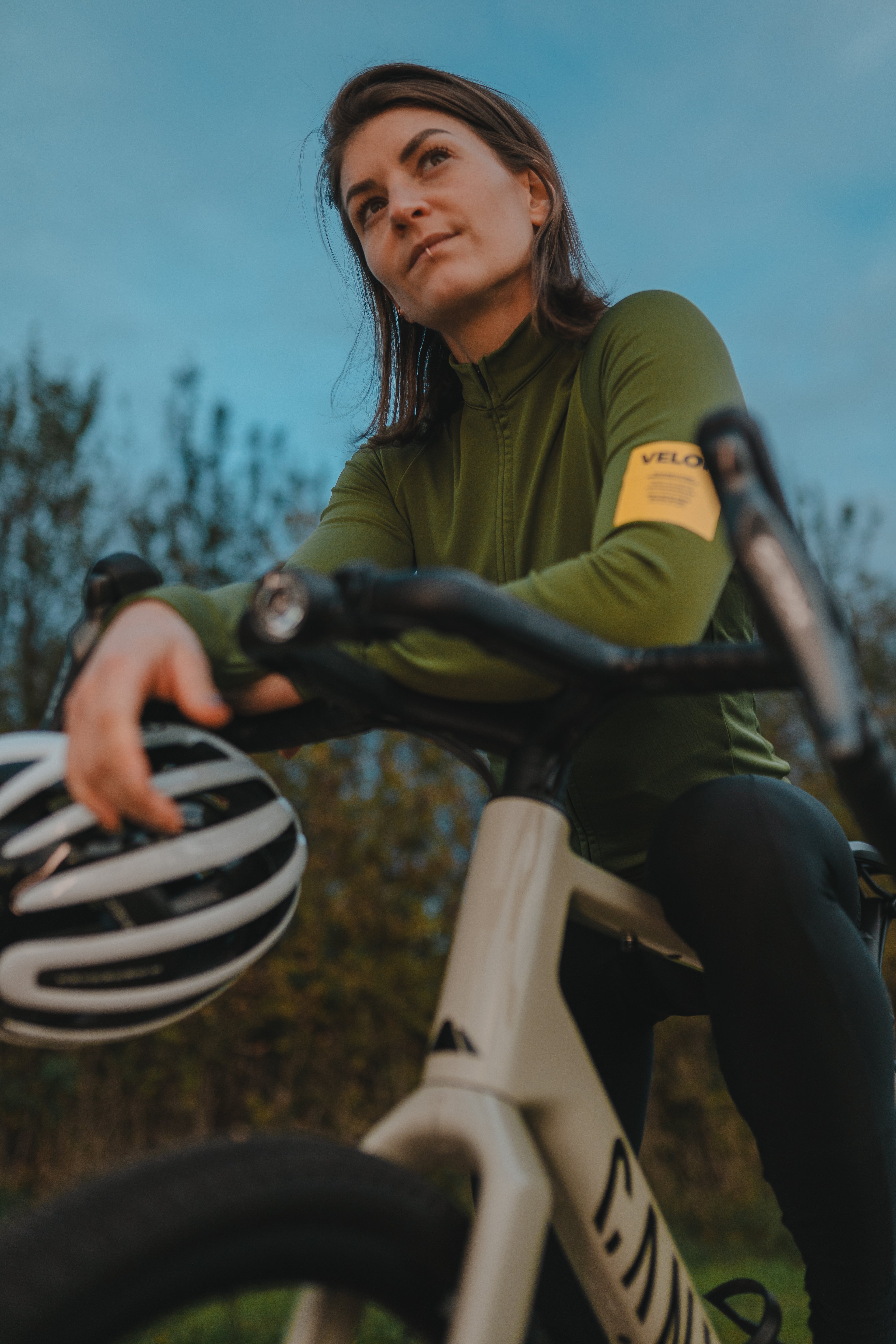 Women - Long Sleeve Forest (Inner fabric rougher texture) - Velor-cycling