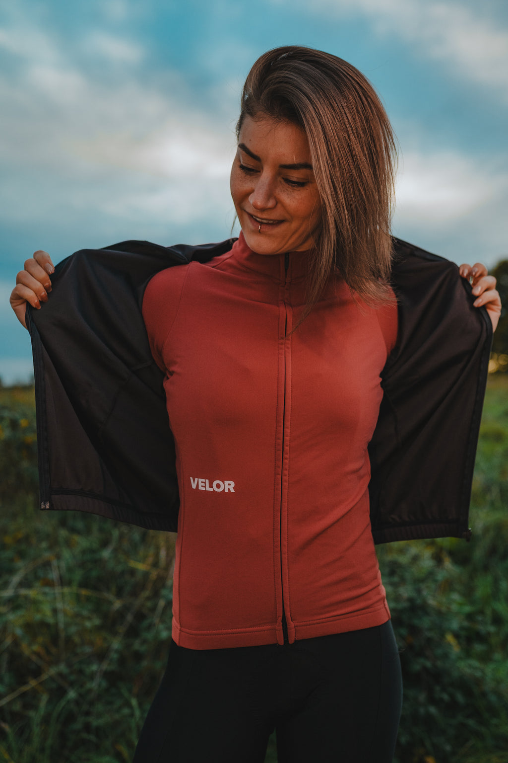 Women -  Windproof Gilet Night - Velor-cycling