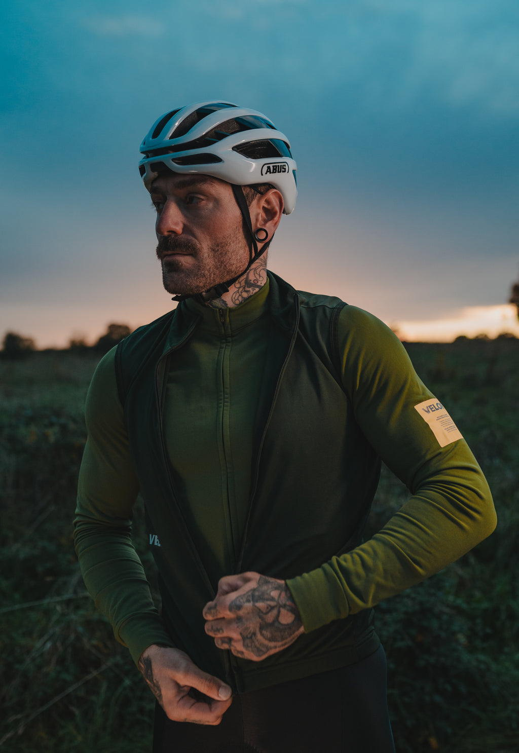 Men - Windproof Gilet Forest - Velor-cycling
