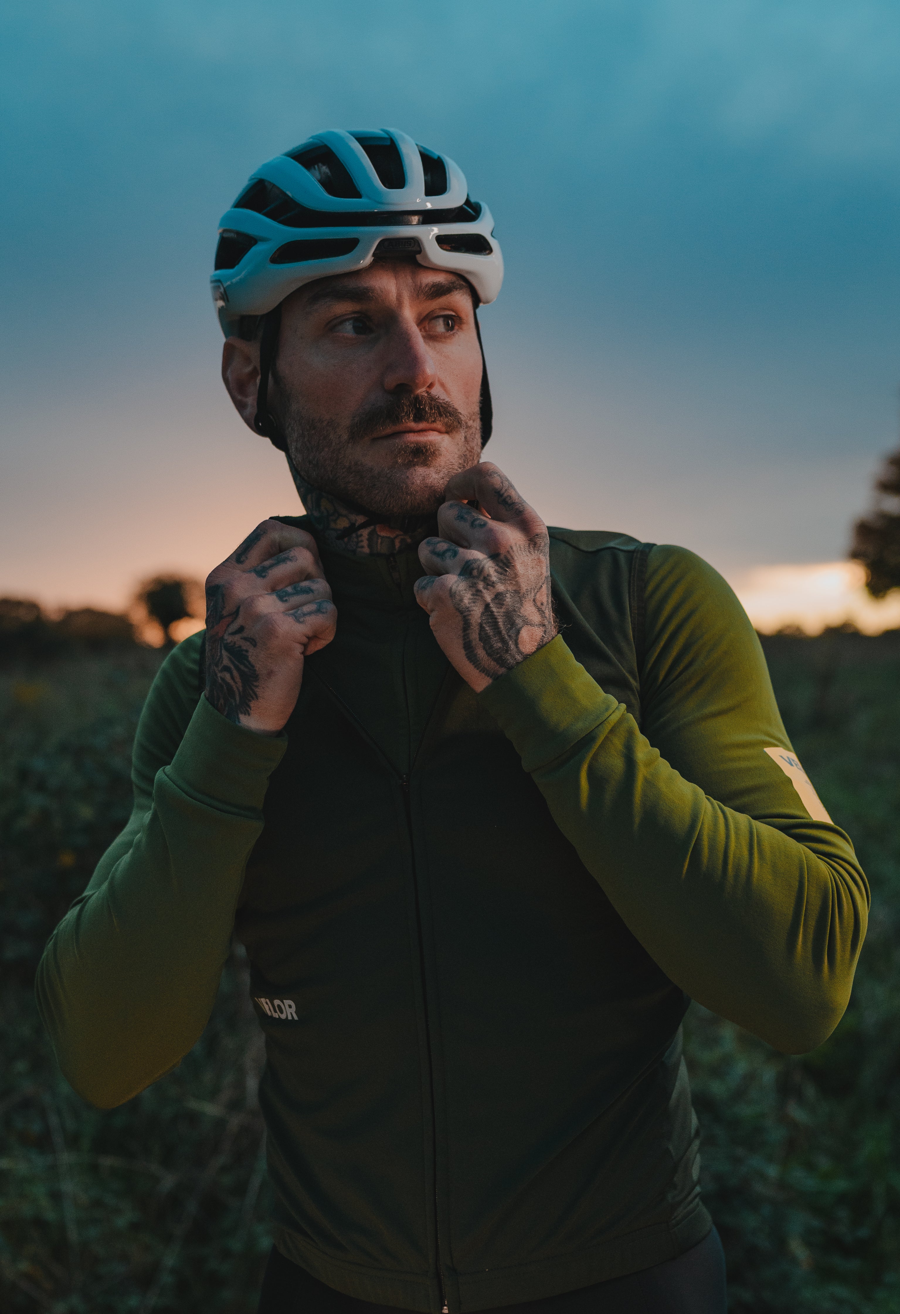 Men - Windproof Gilet Forest - Velor-cycling