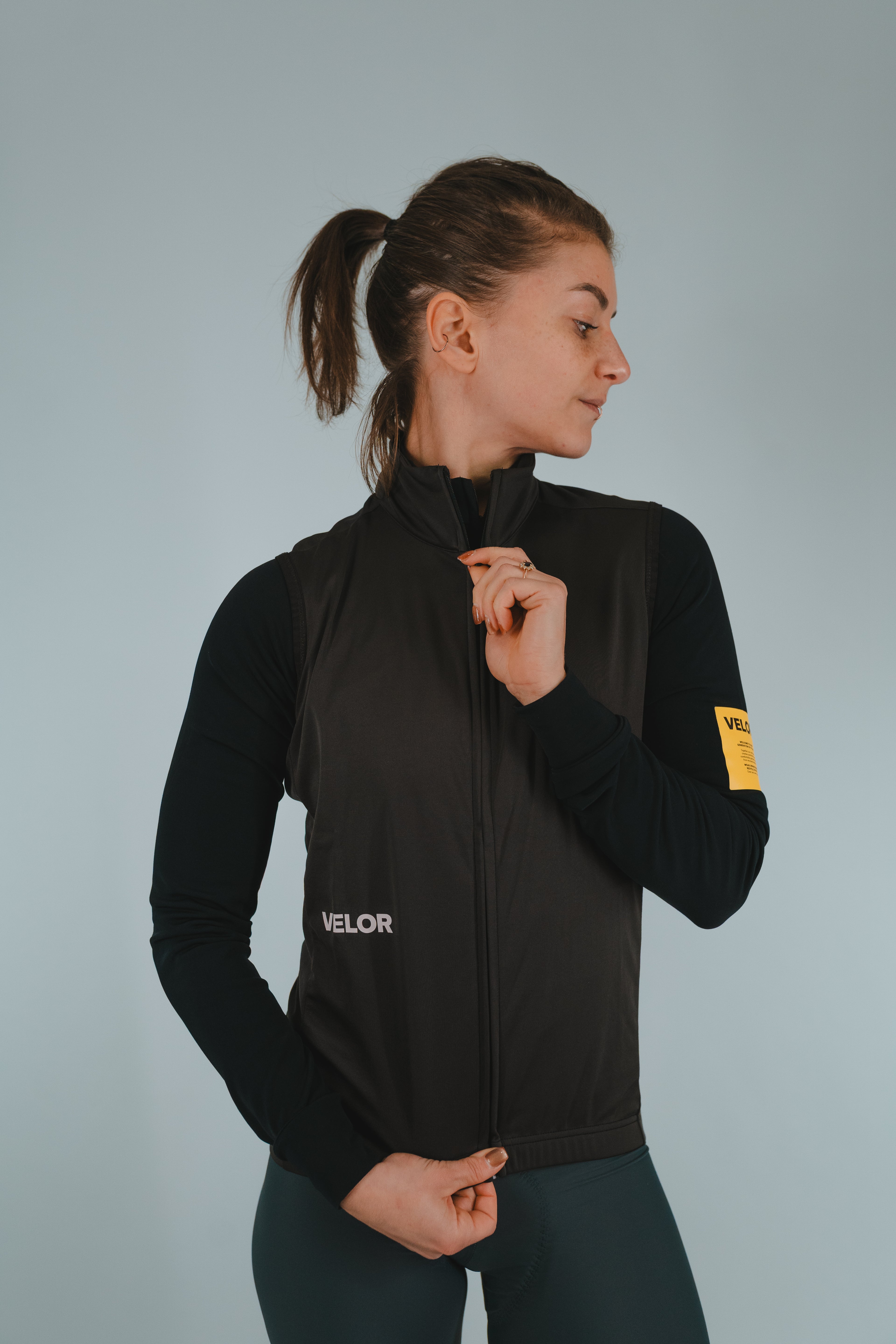 Women - Long Sleeve Night - Velor-cycling