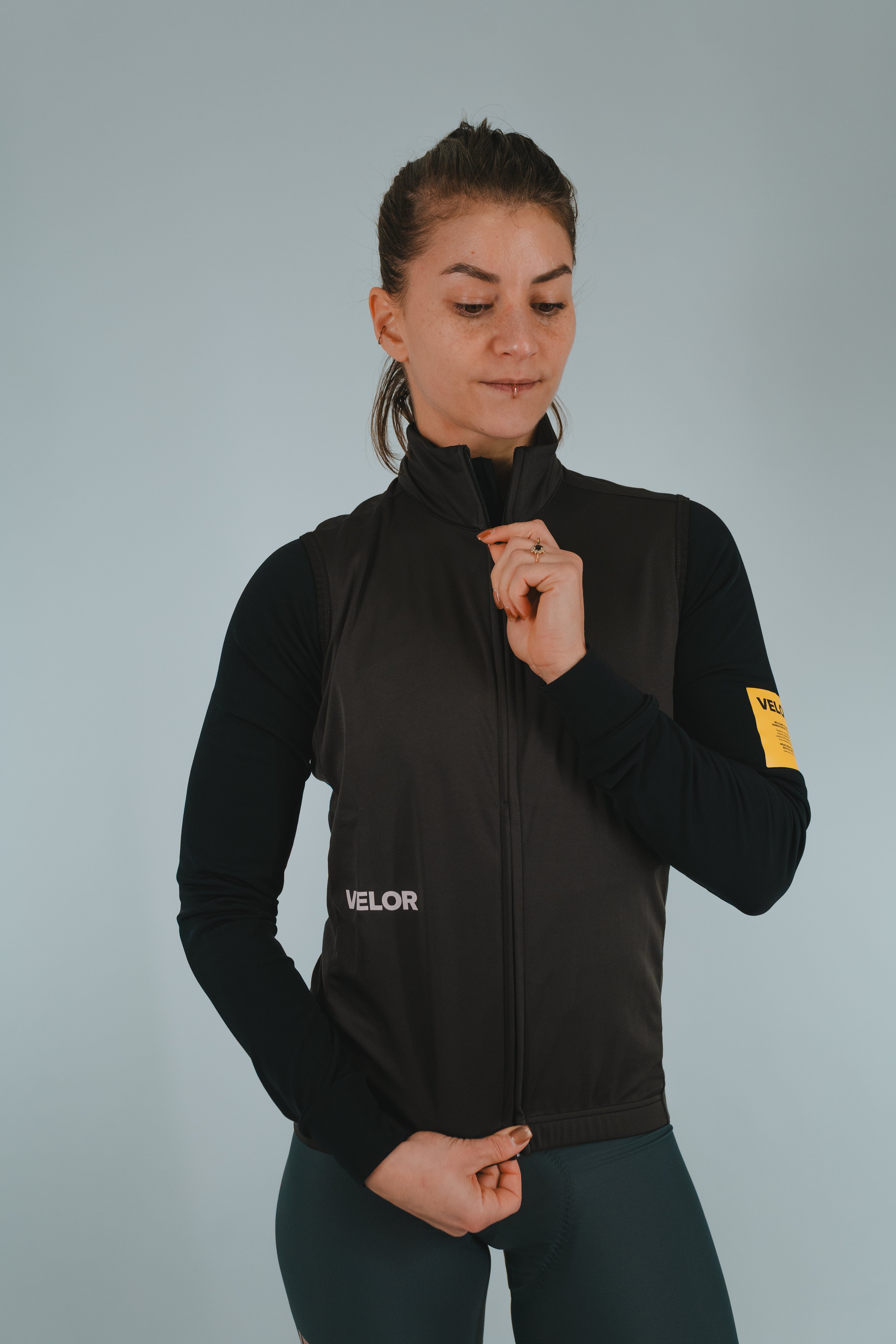 Women - Long Sleeve Night - Velor-cycling