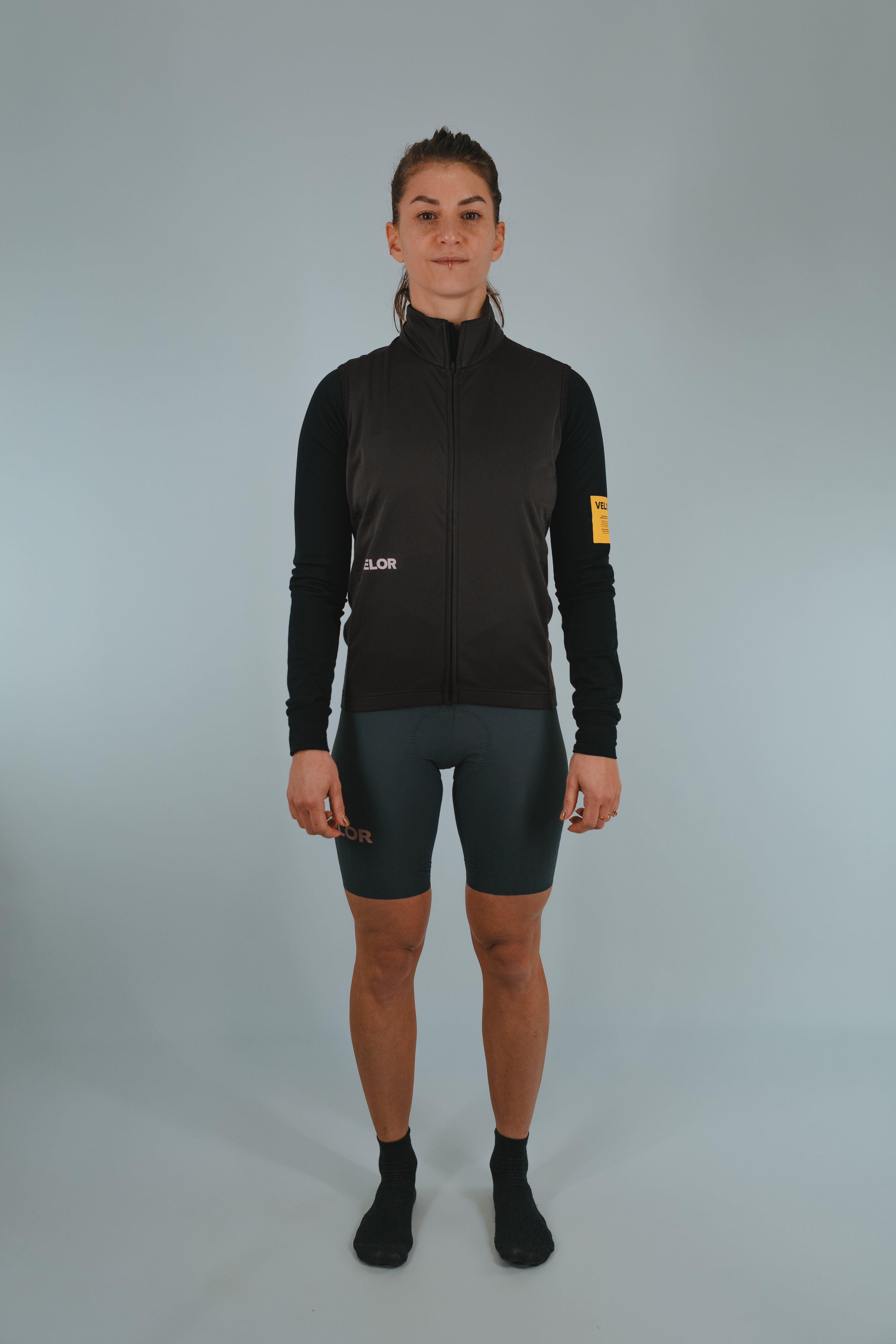 Women - Bib Shorts Sand - Velor-cycling