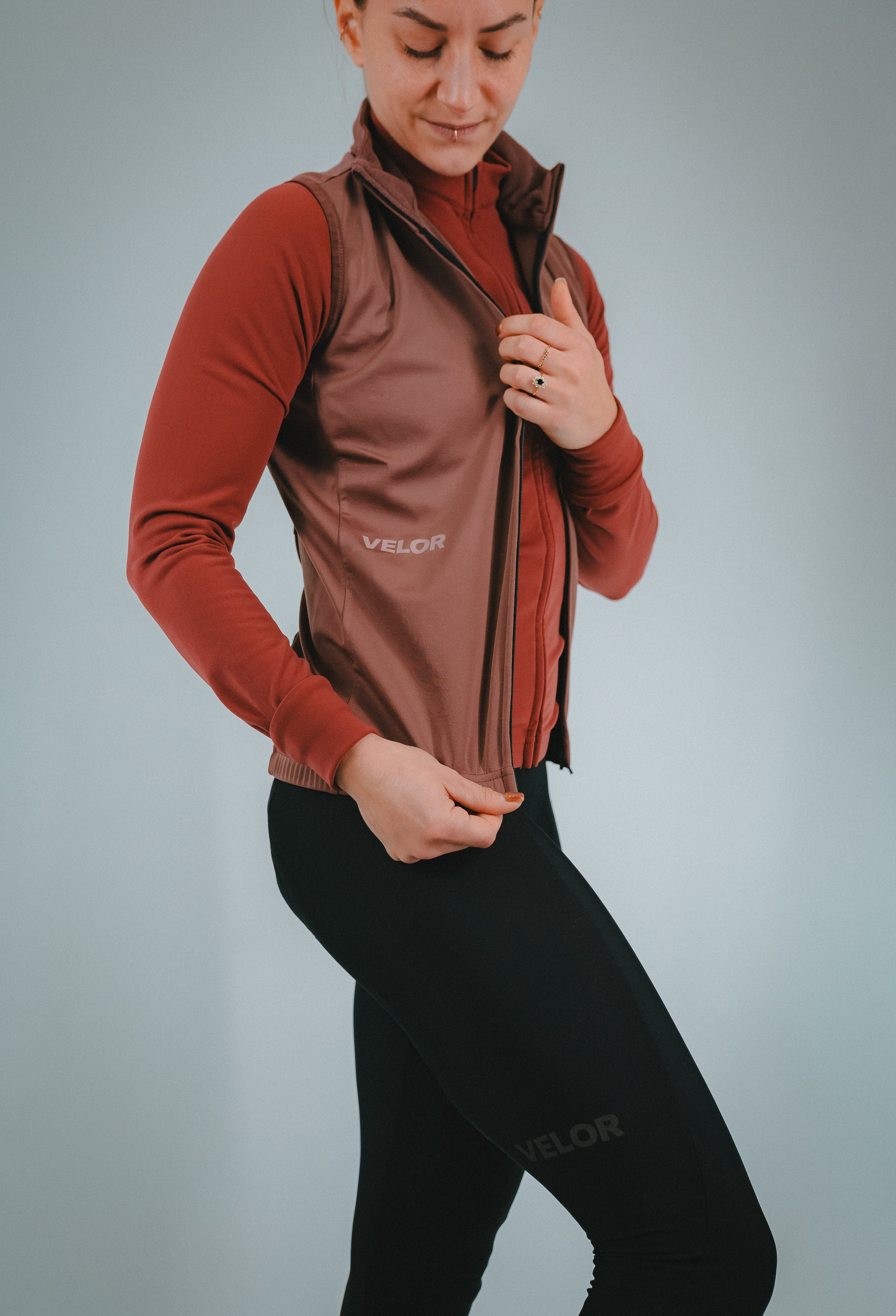 Women - Bib tights - Velor-cycling