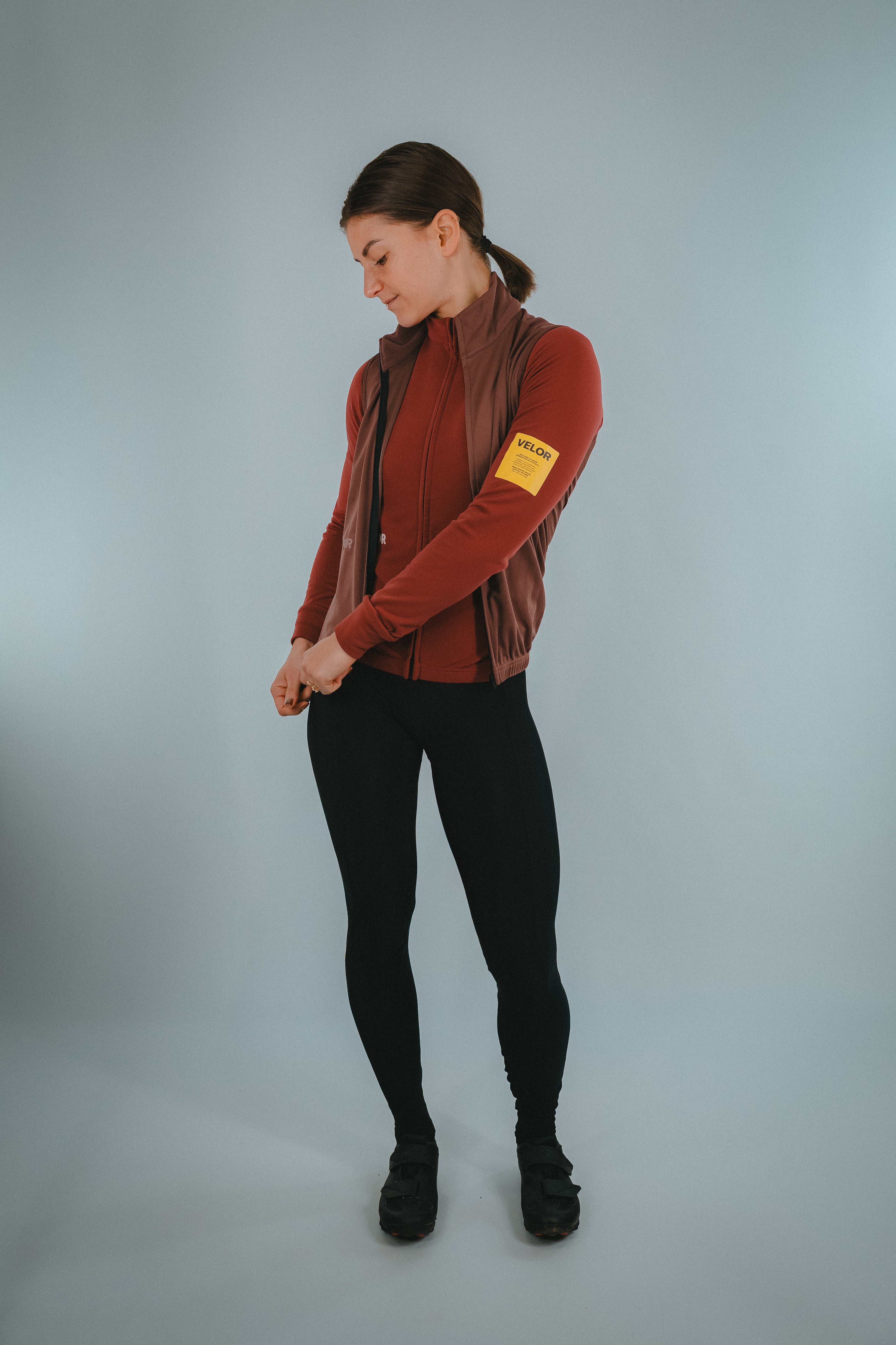 Women - Bib tights - Velor-cycling