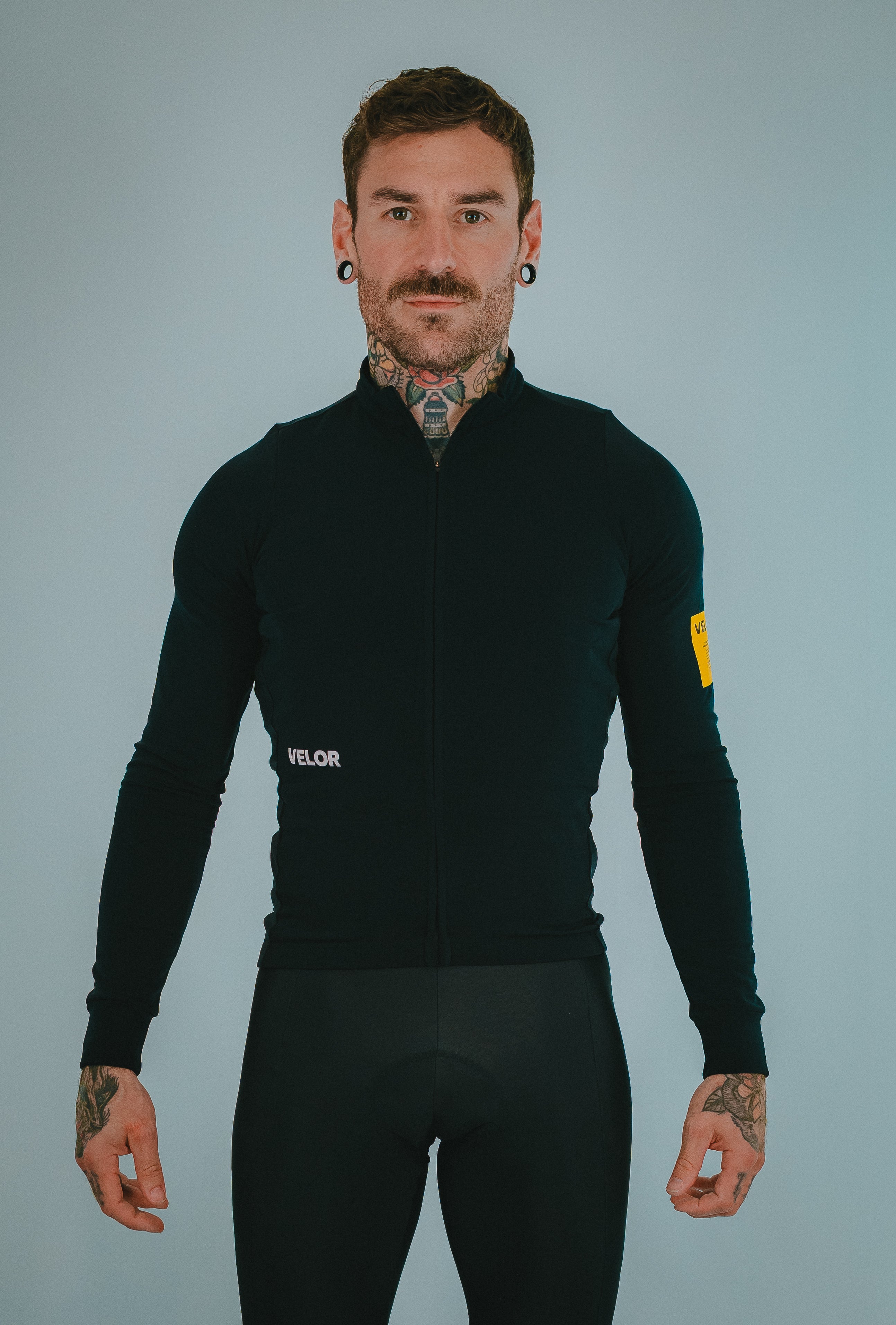 Men - Long Sleeve Night - Velor-cycling