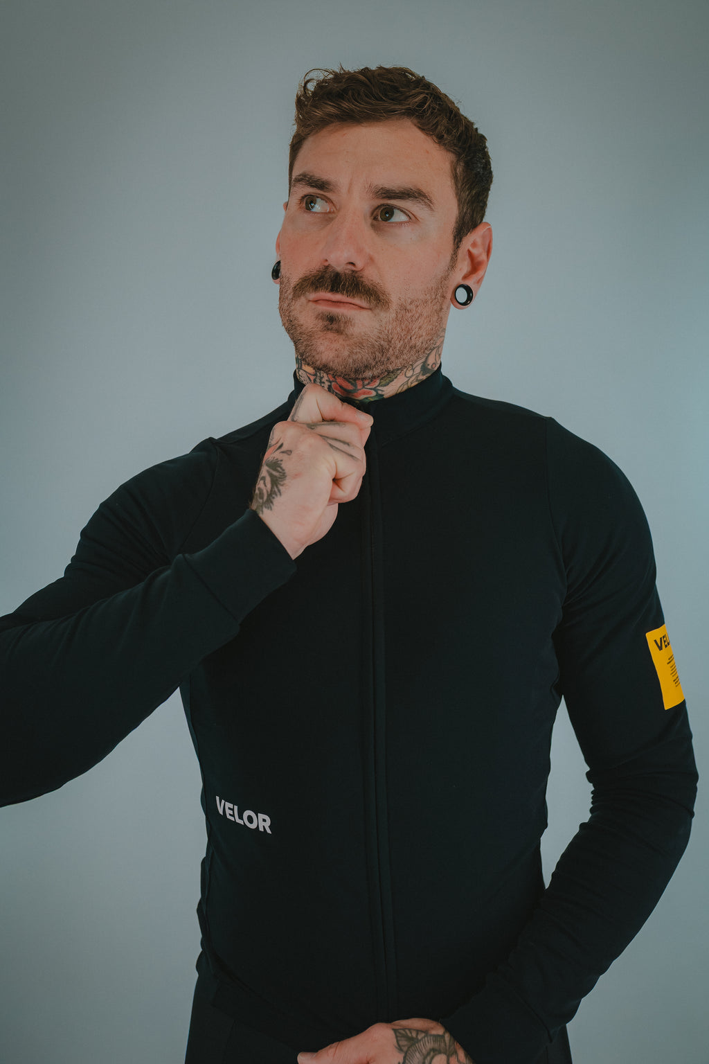 Men - Long Sleeve Night - Velor-cycling