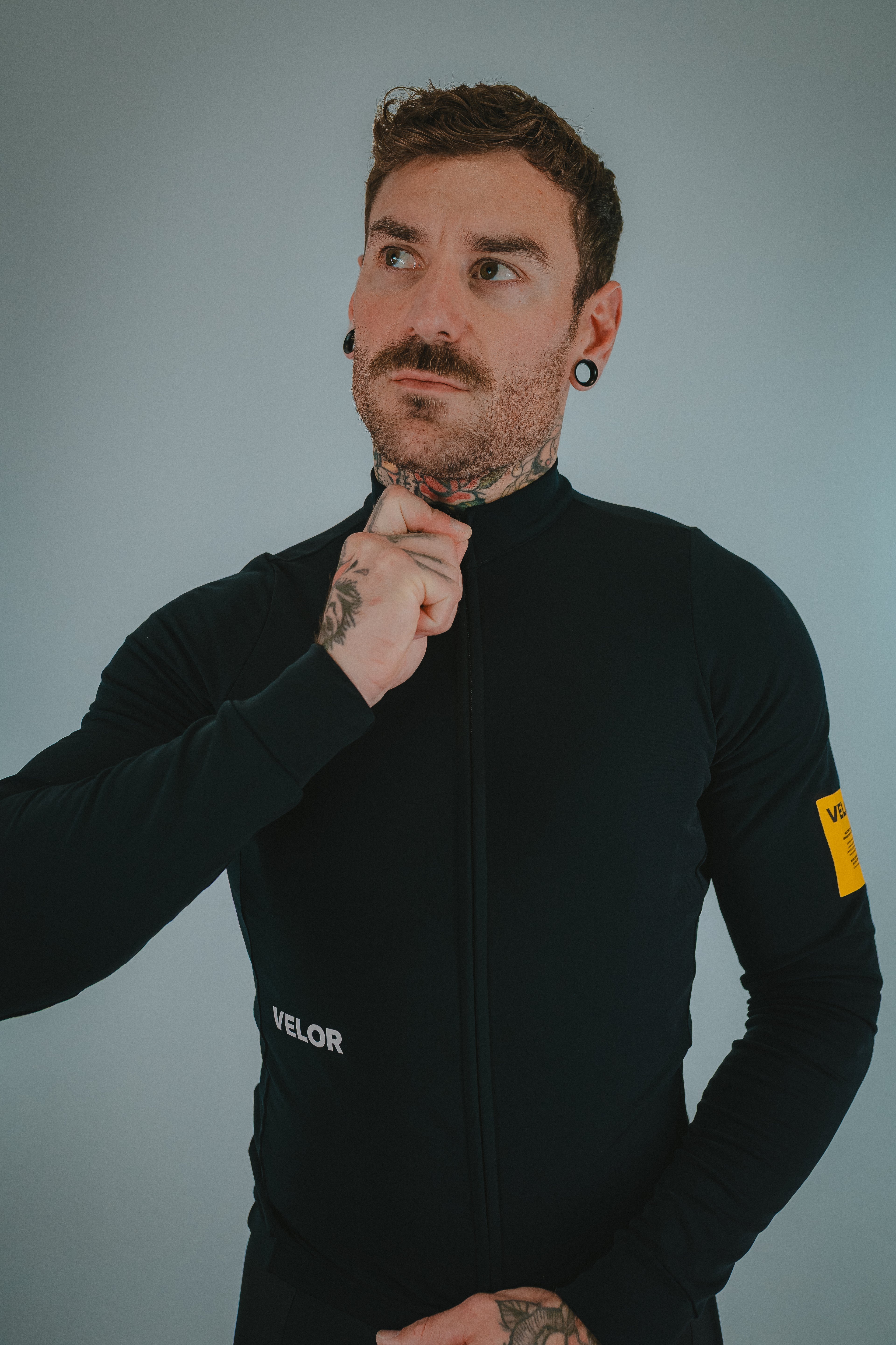 Men - Long Sleeve Night - Velor-cycling