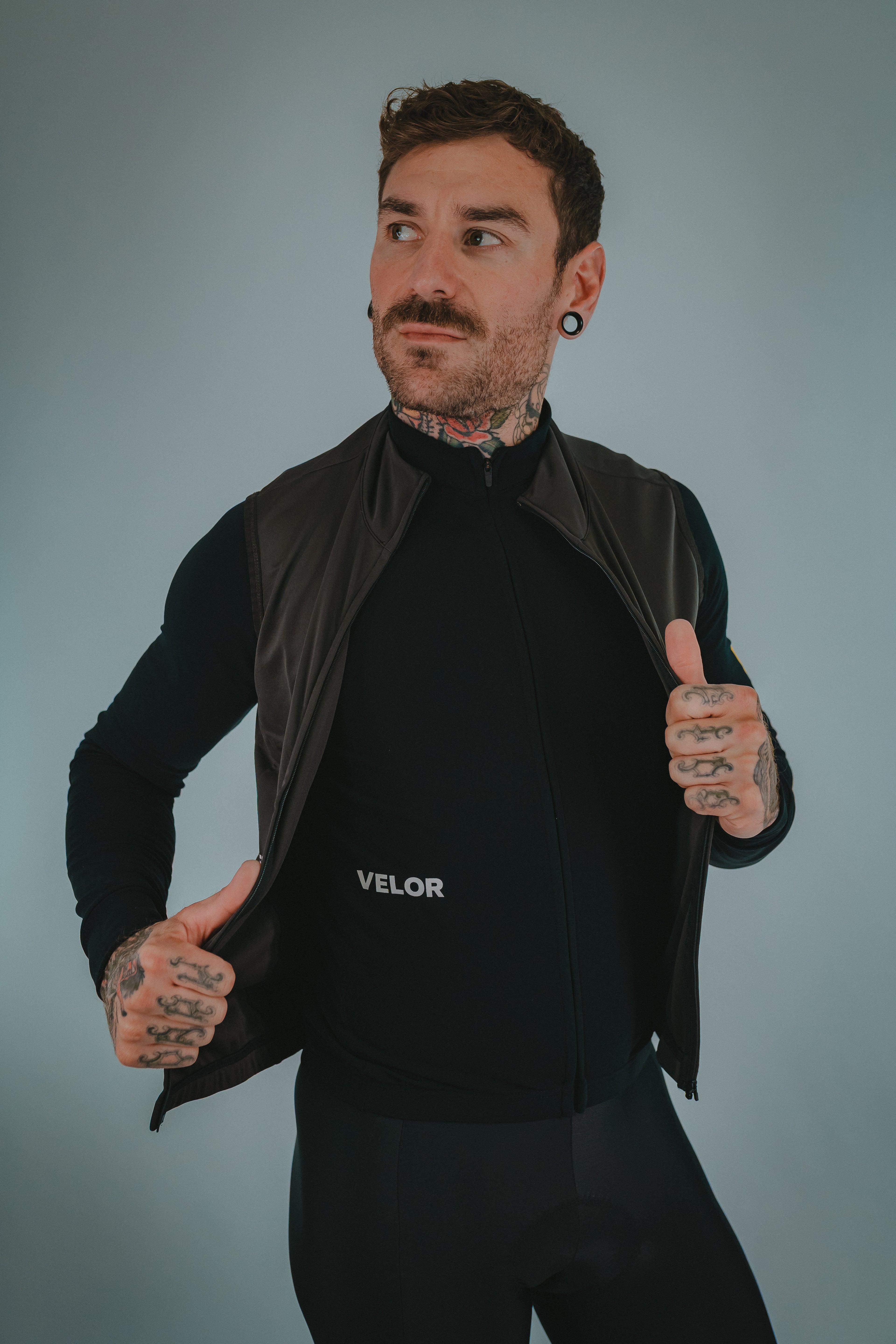Men - Windproof Gilet Night - Velor-cycling