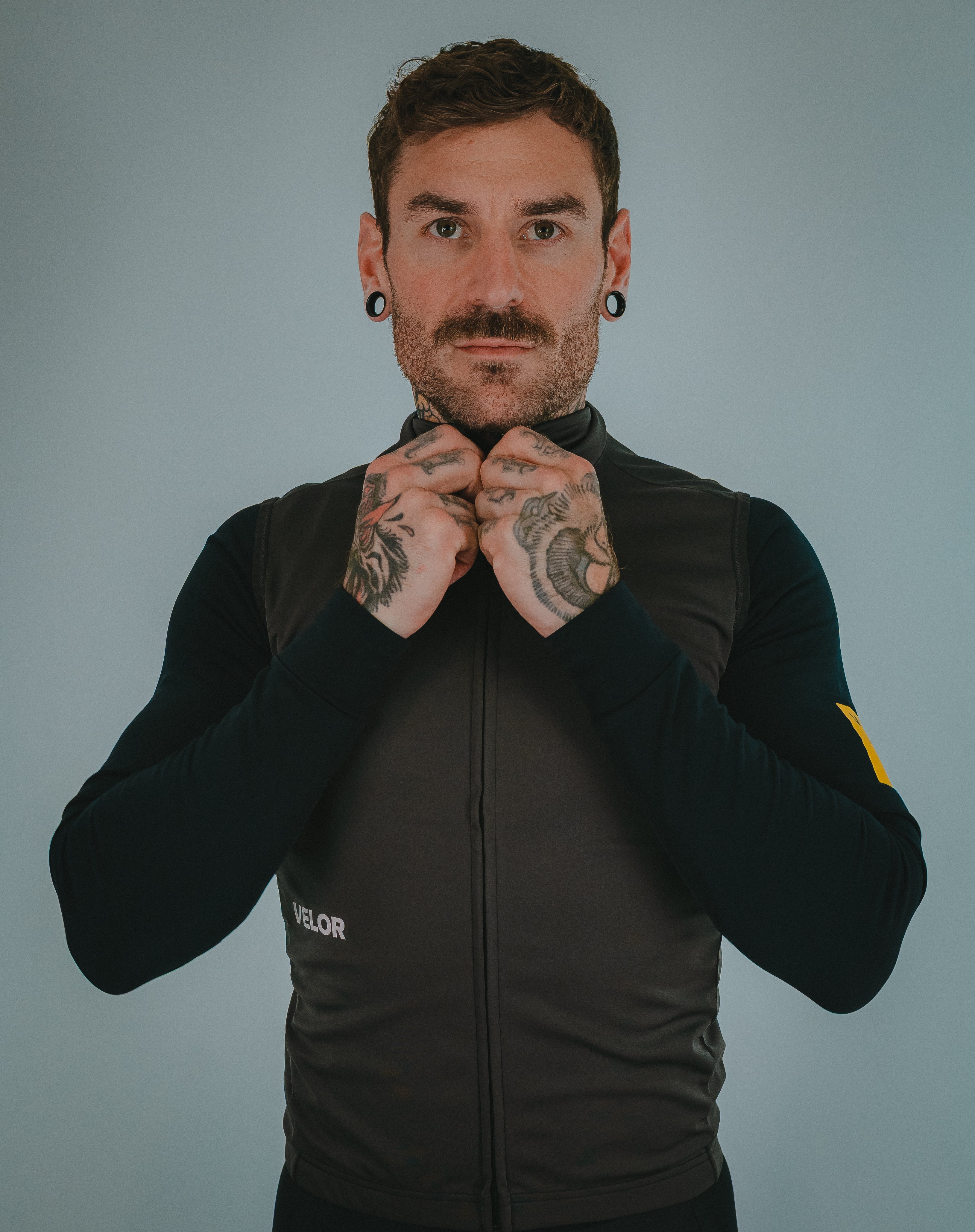 Men - Long Sleeve Night - Velor-cycling