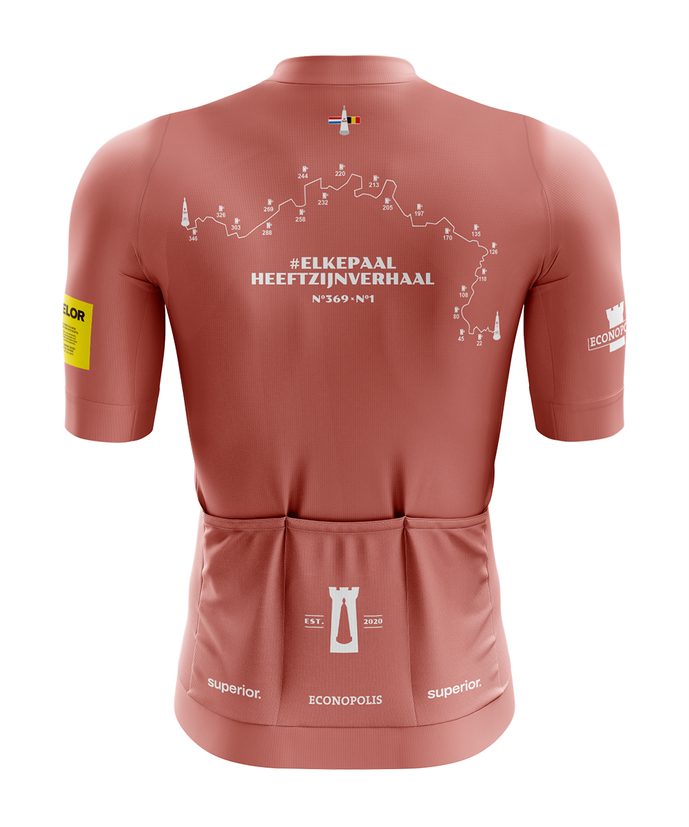 Grenspalenklassieker - rood - Velor-cycling