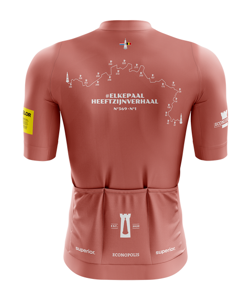 Grenspalenklassieker - rood - Velor-cycling