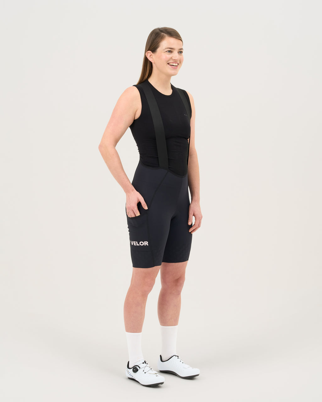 Women - Cargo Bib Shorts - Velor-cycling