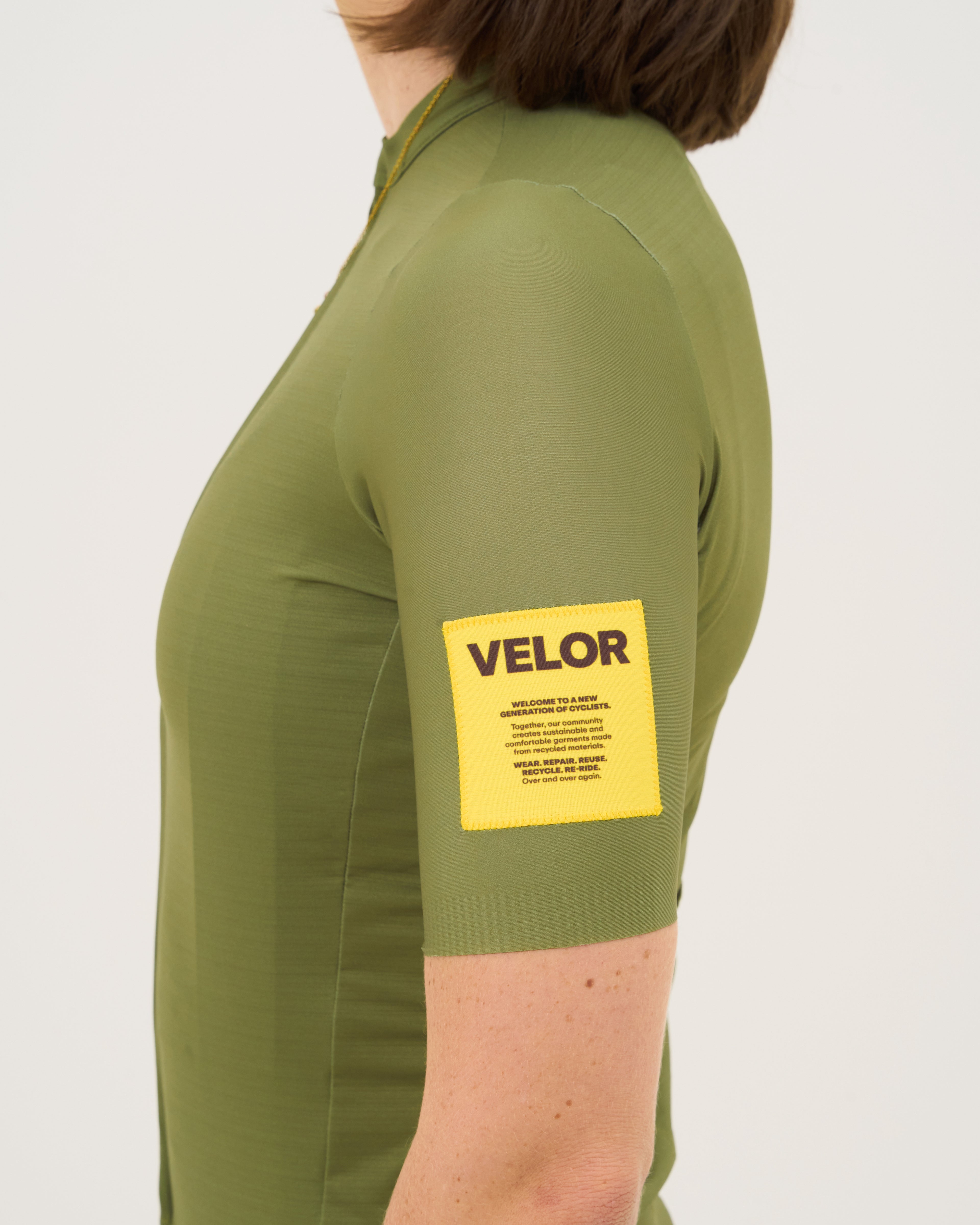 Women - Jersey Forest - Velor-cycling