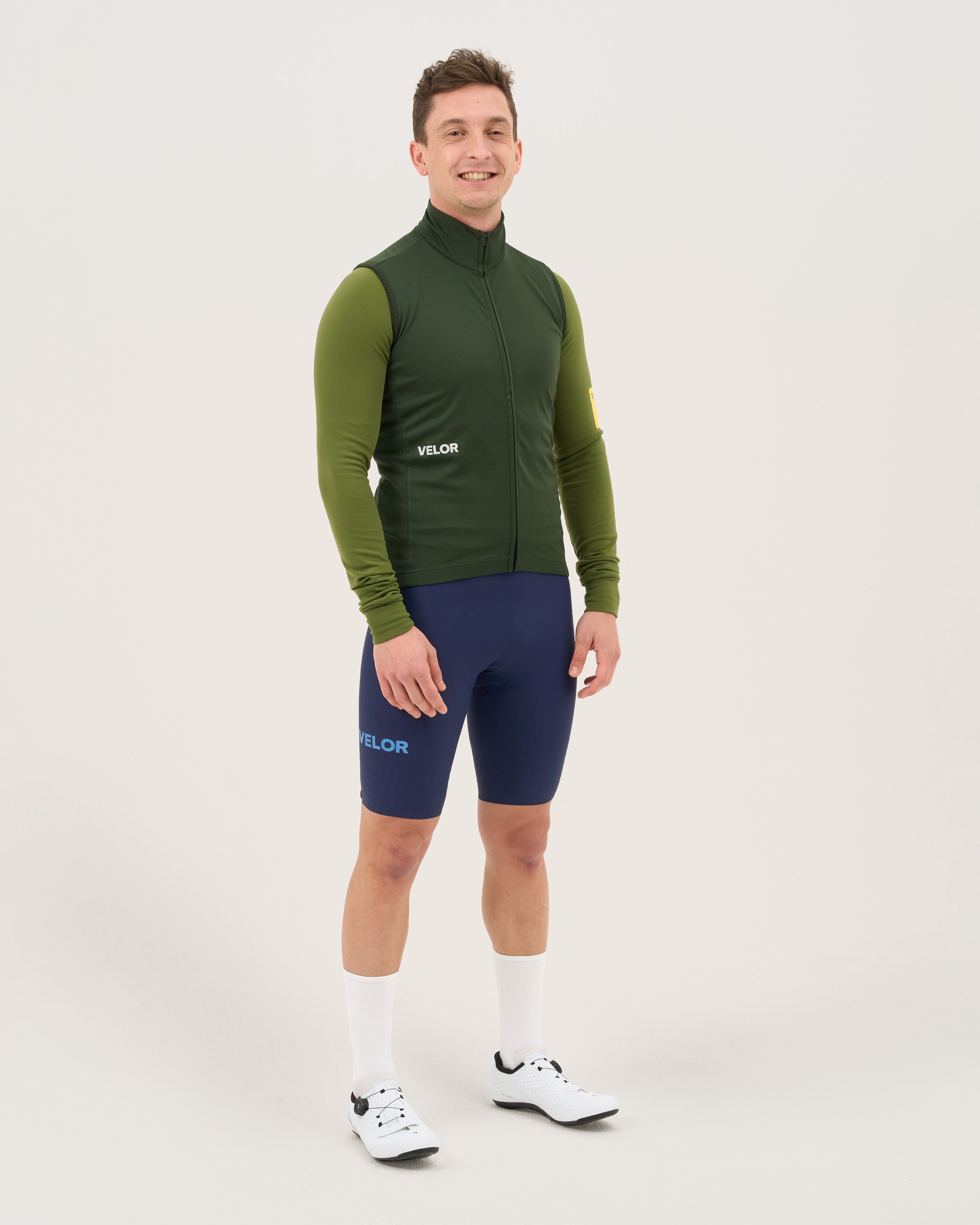 Men - Windproof Gilet Forest - Velor-cycling
