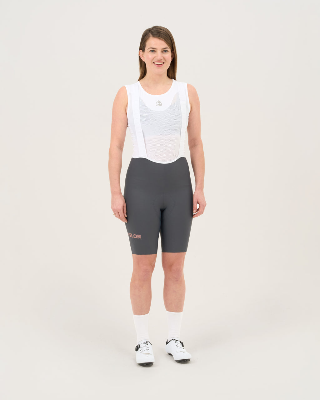Women - Bib Shorts Sand - Velor-cycling