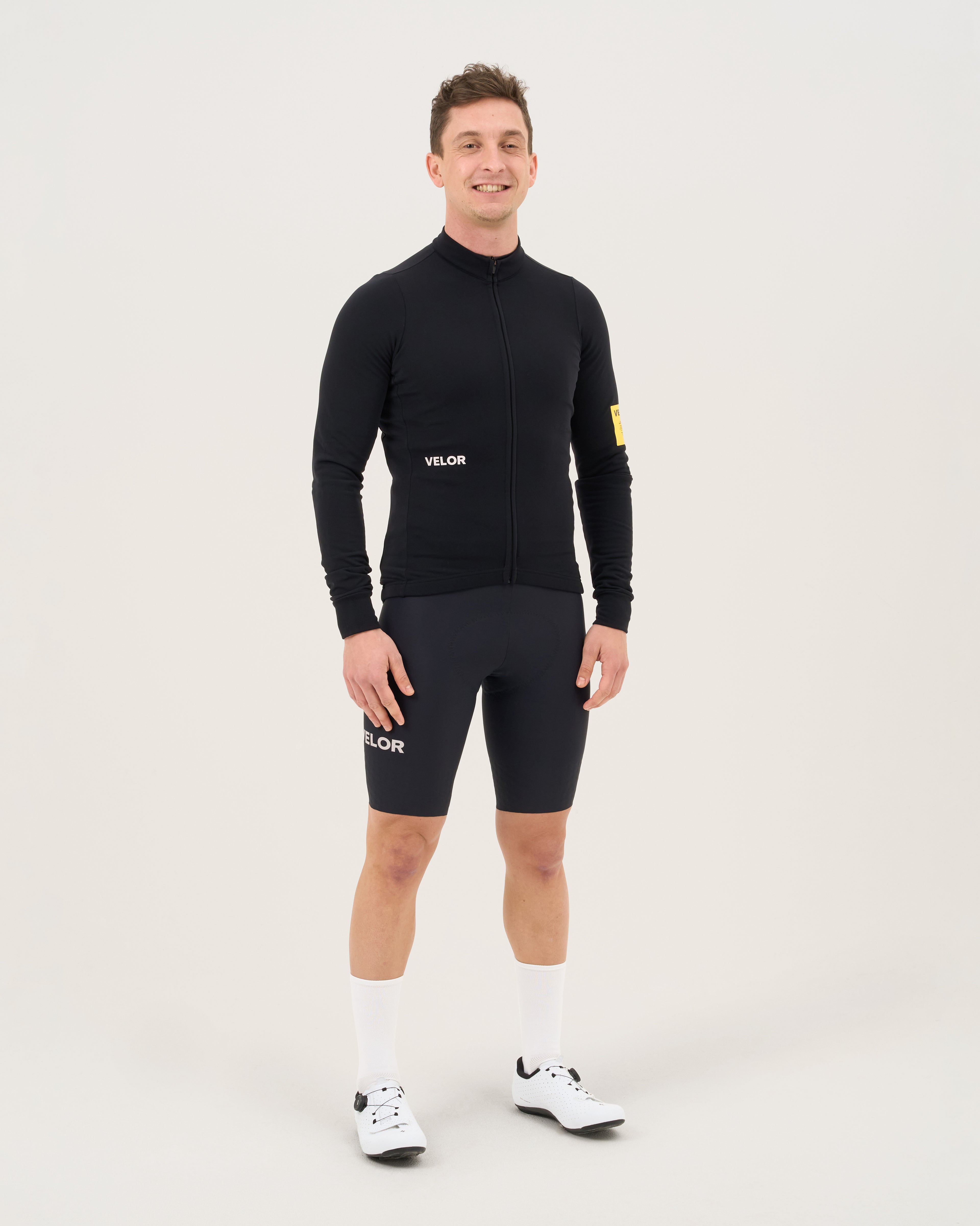 Men - Long Sleeve Night - Velor-cycling