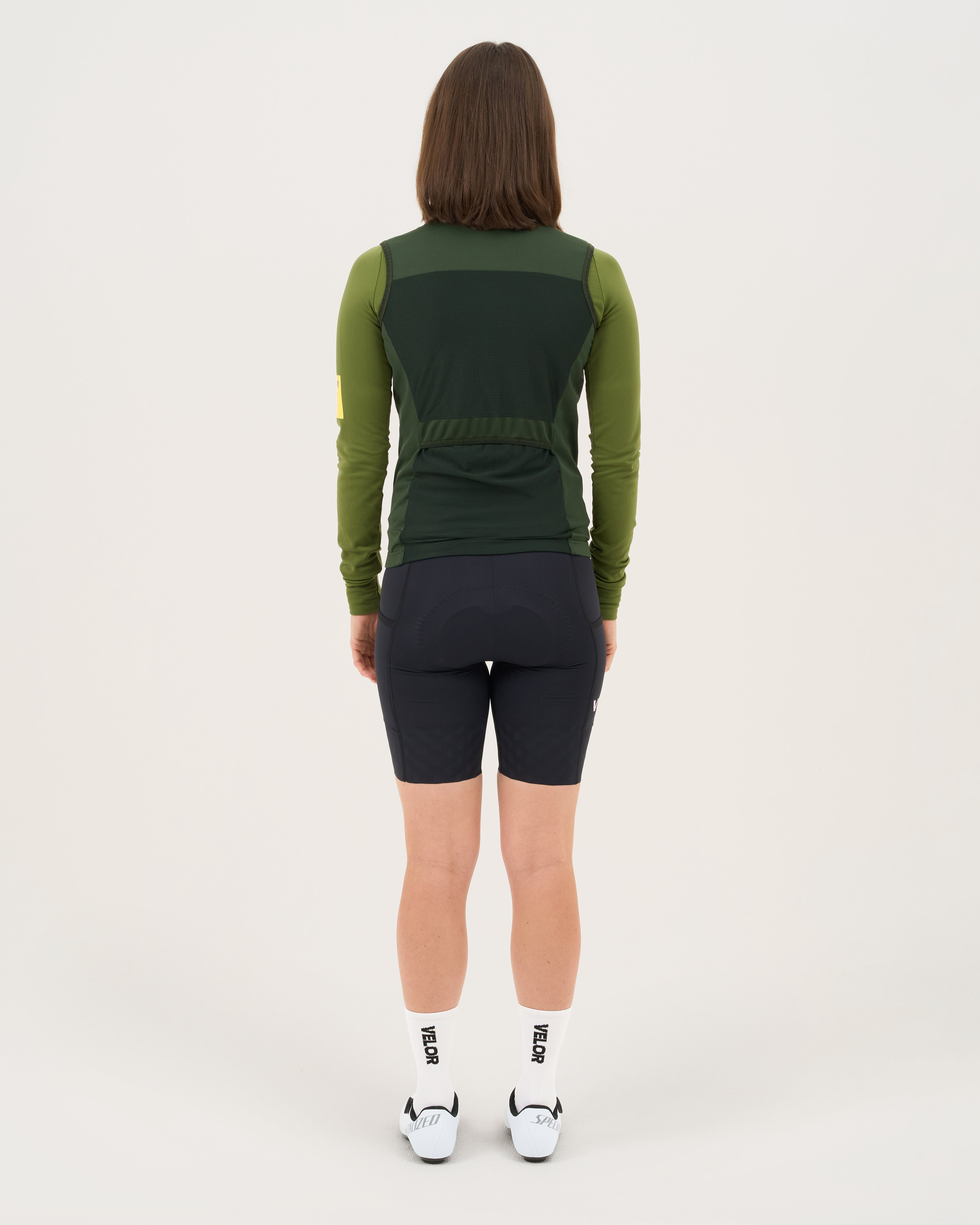 Women - Windproof Gilet Forest - Velor-cycling