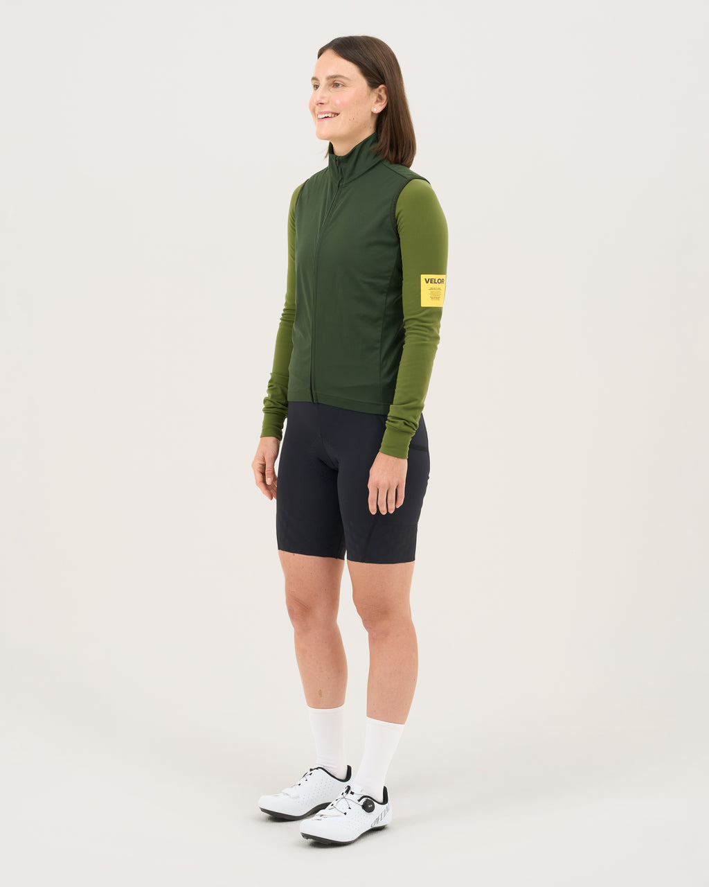 Women - Windproof Gilet Forest - Velor-cycling