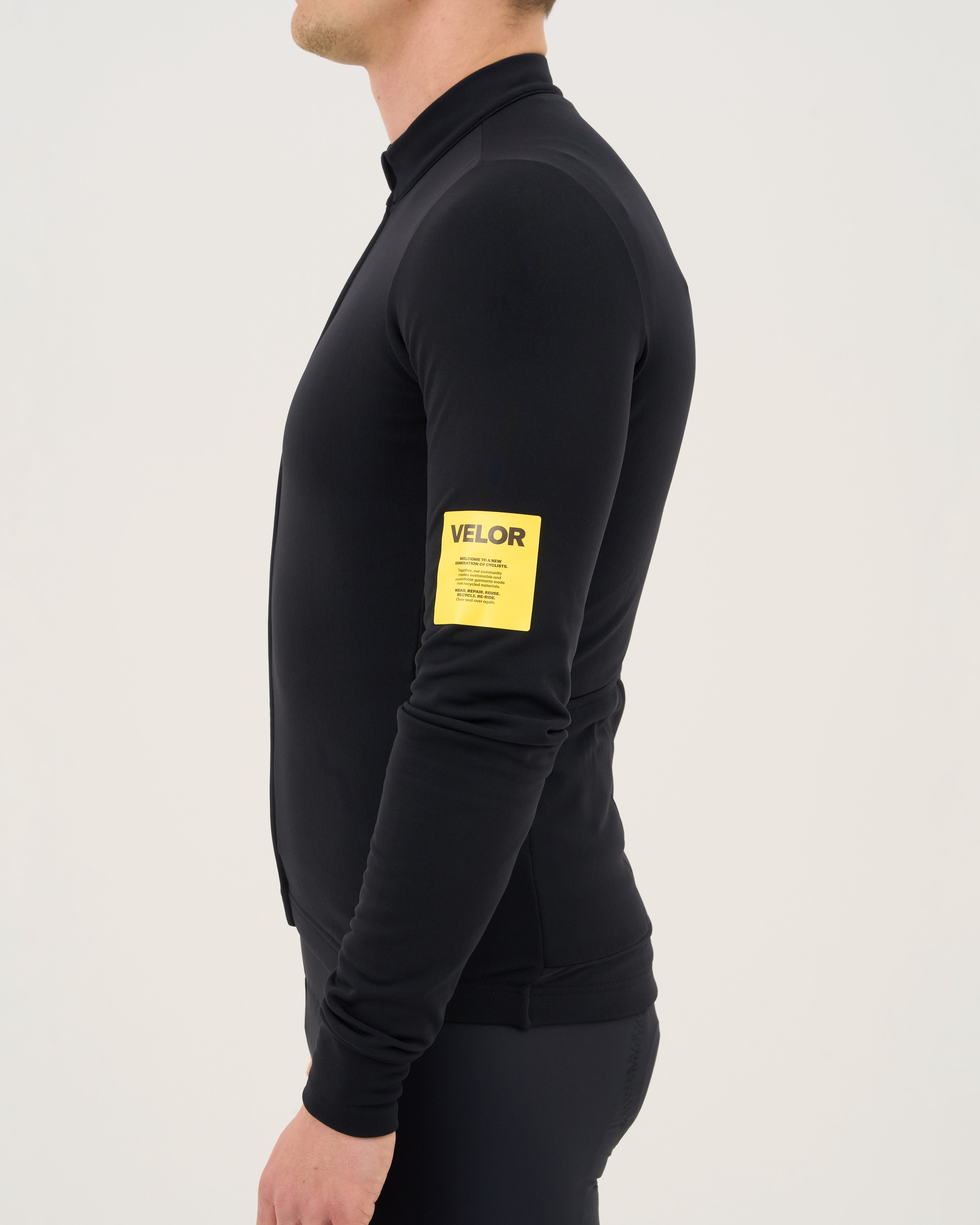 Men - Long Sleeve Night - Velor-cycling