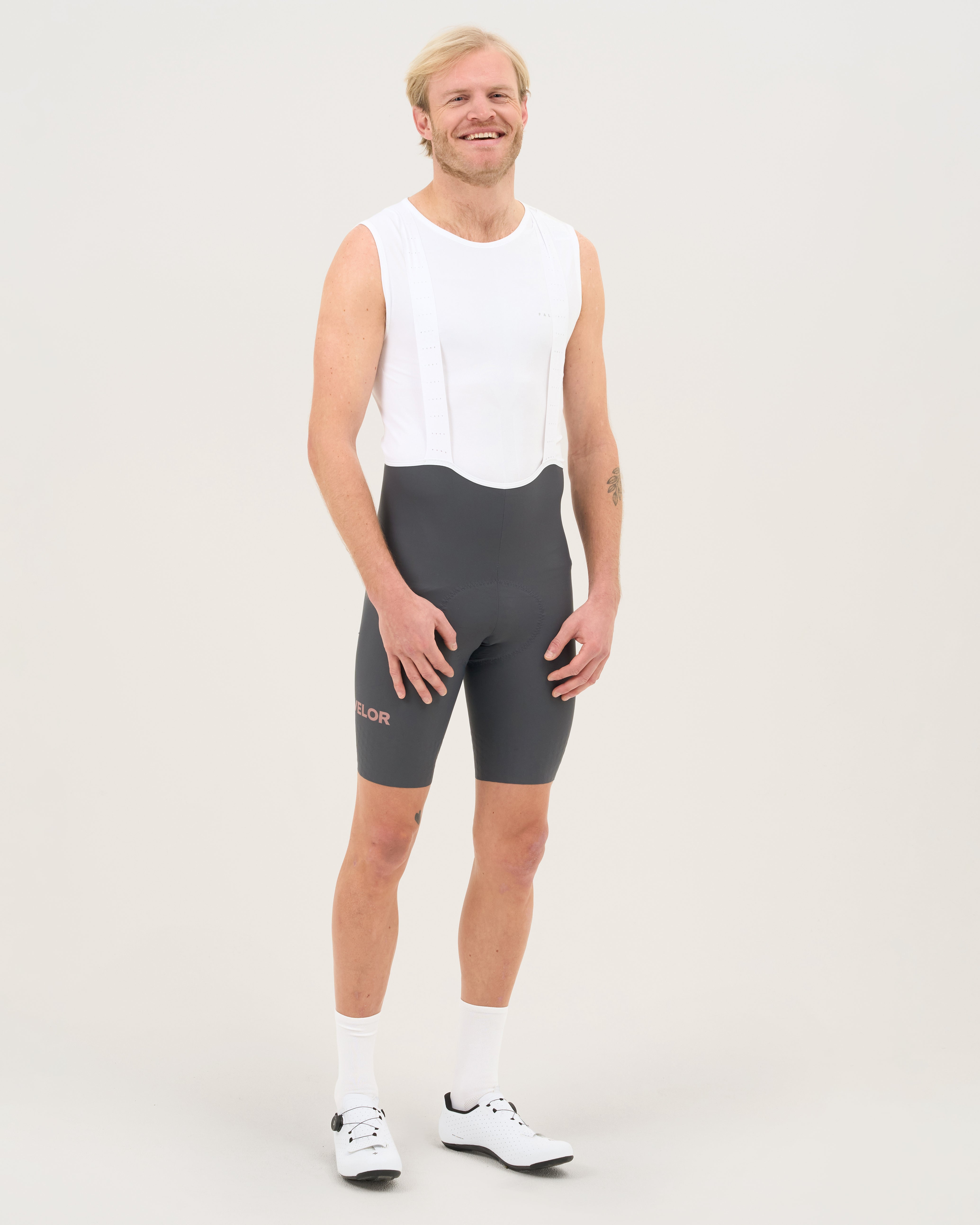Men - Bib Shorts Sand - Velor-cycling