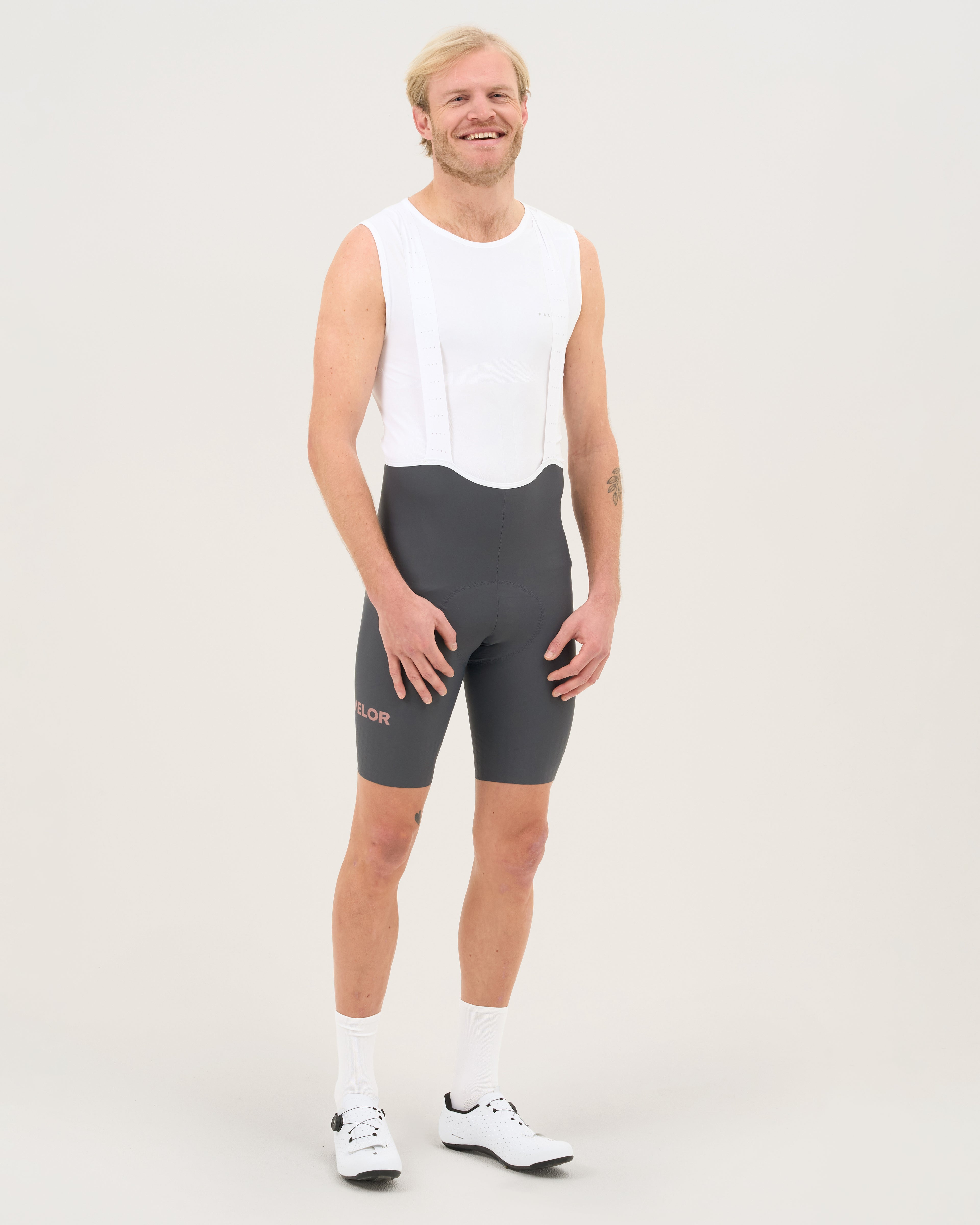 Men - Bib Shorts Sand - Velor-cycling