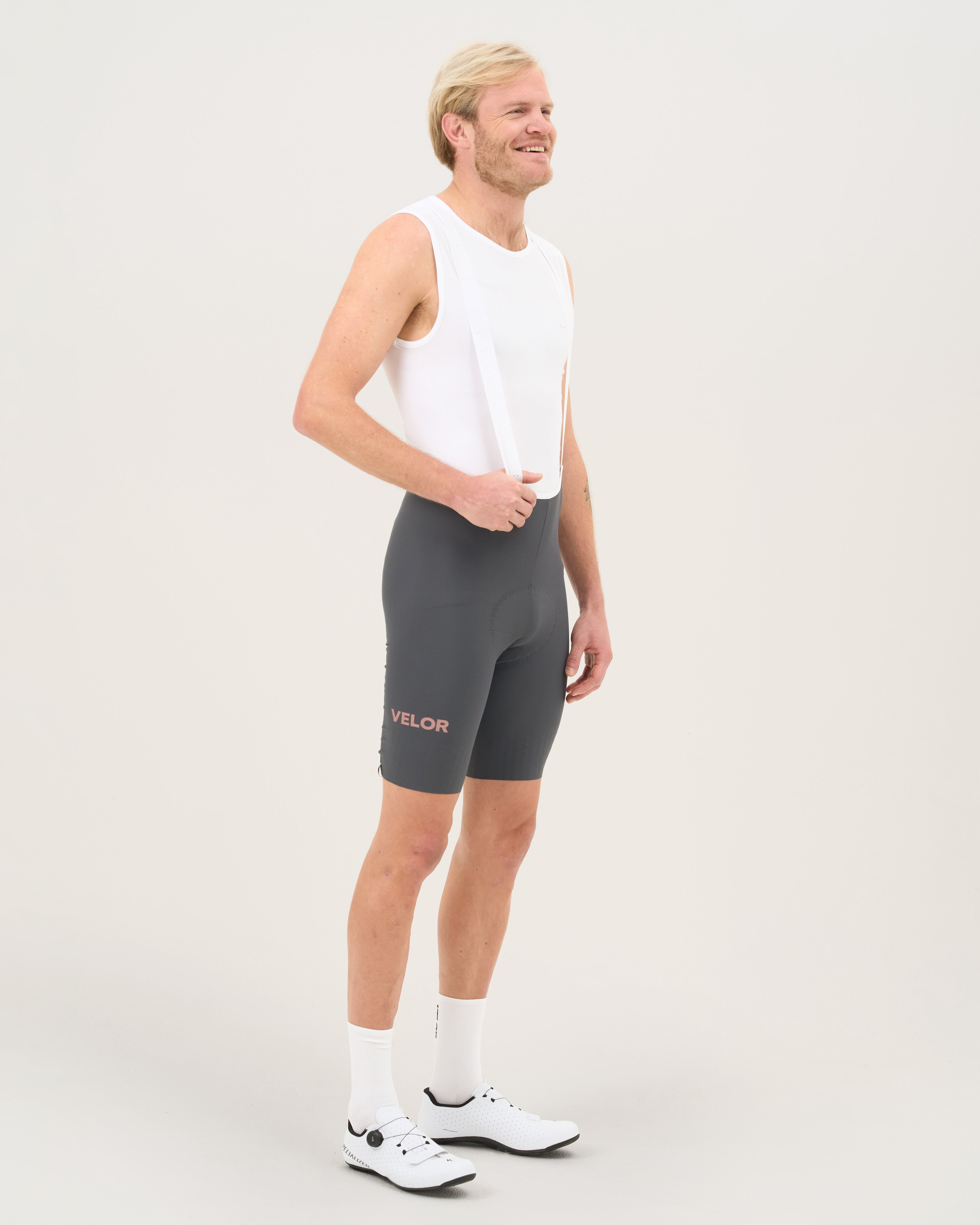 Men - Bib Shorts Sand - Velor-cycling