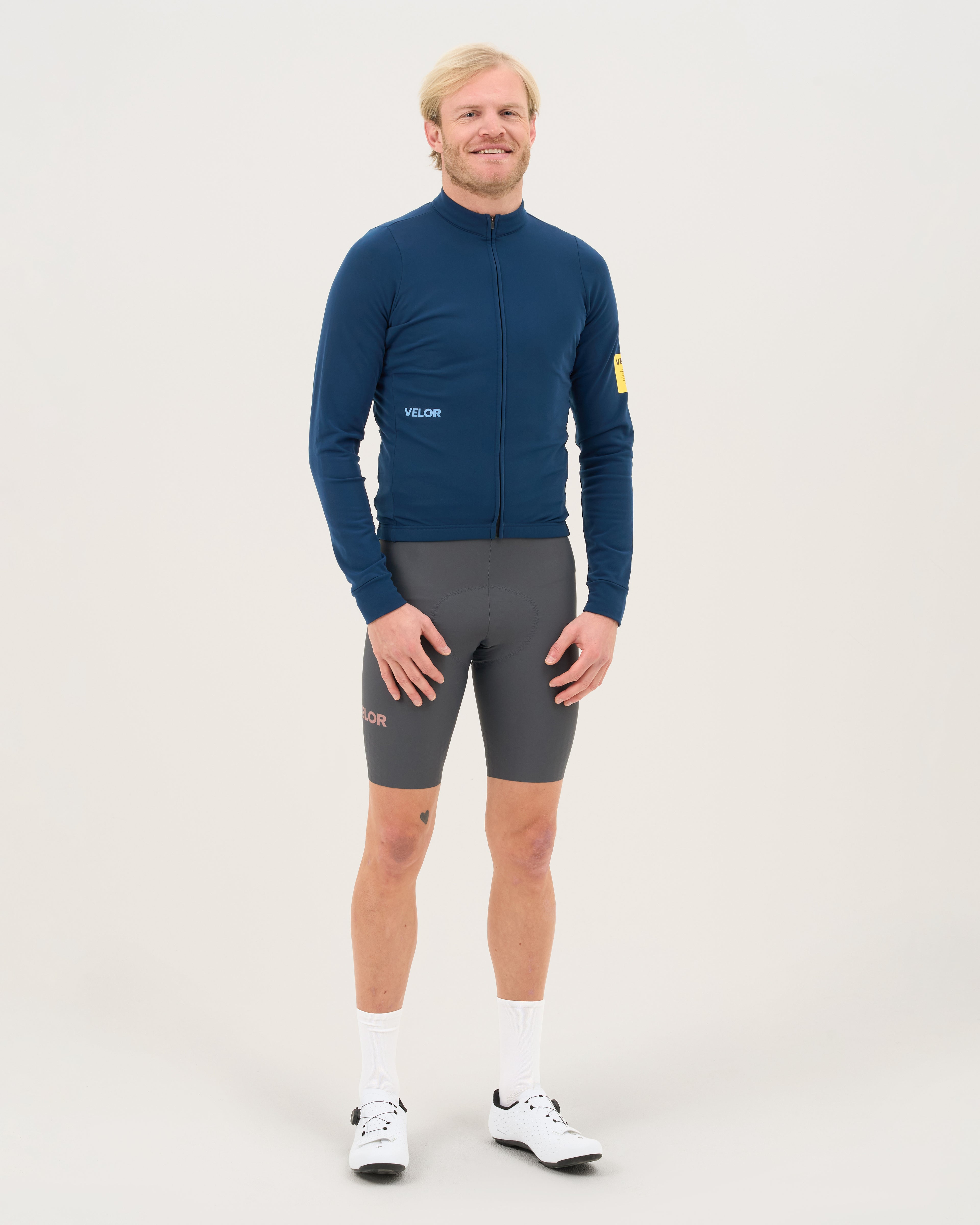 Men - Long Sleeve Sea - Velor-cycling