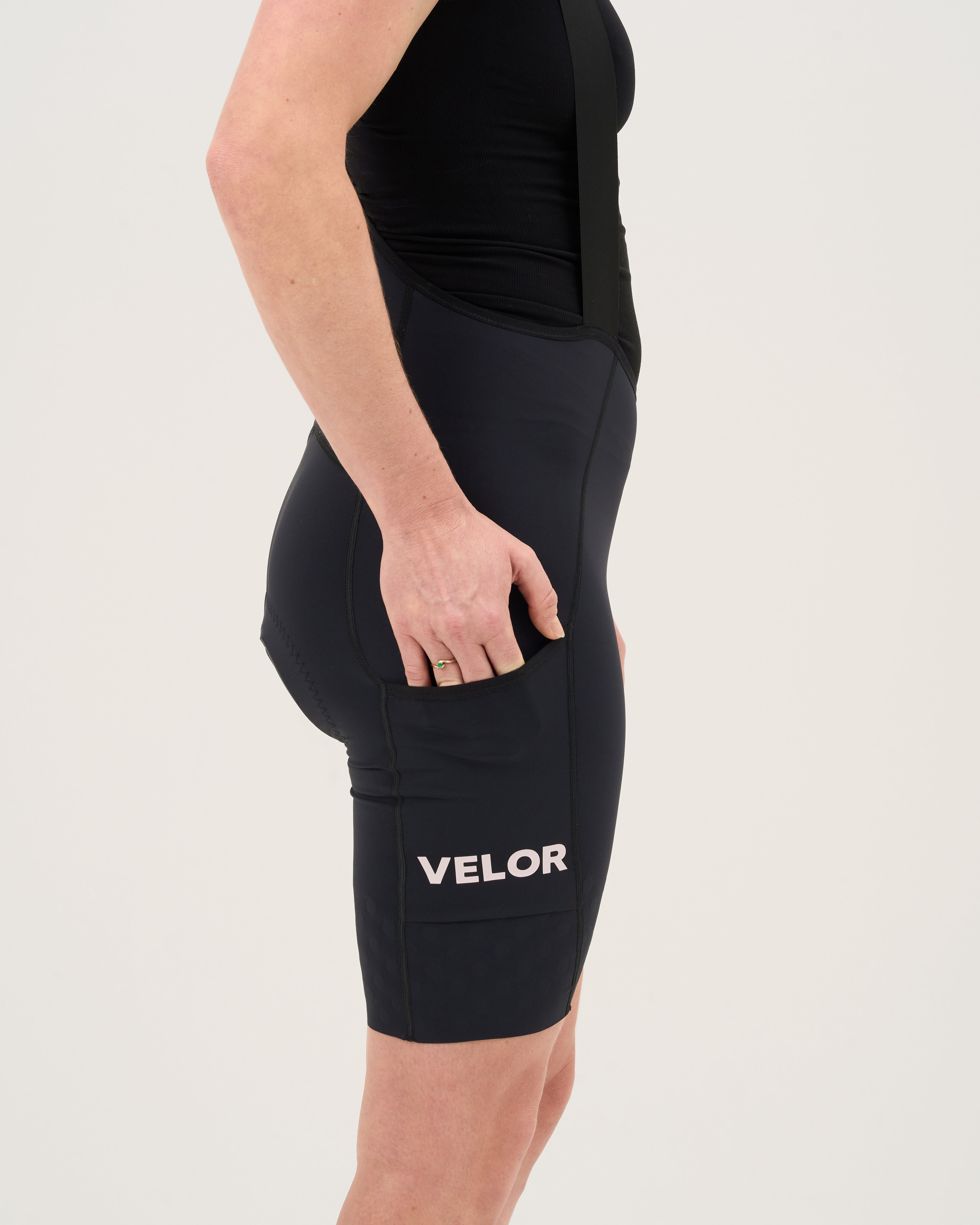 Women - Cargo Bib Shorts - Velor-cycling