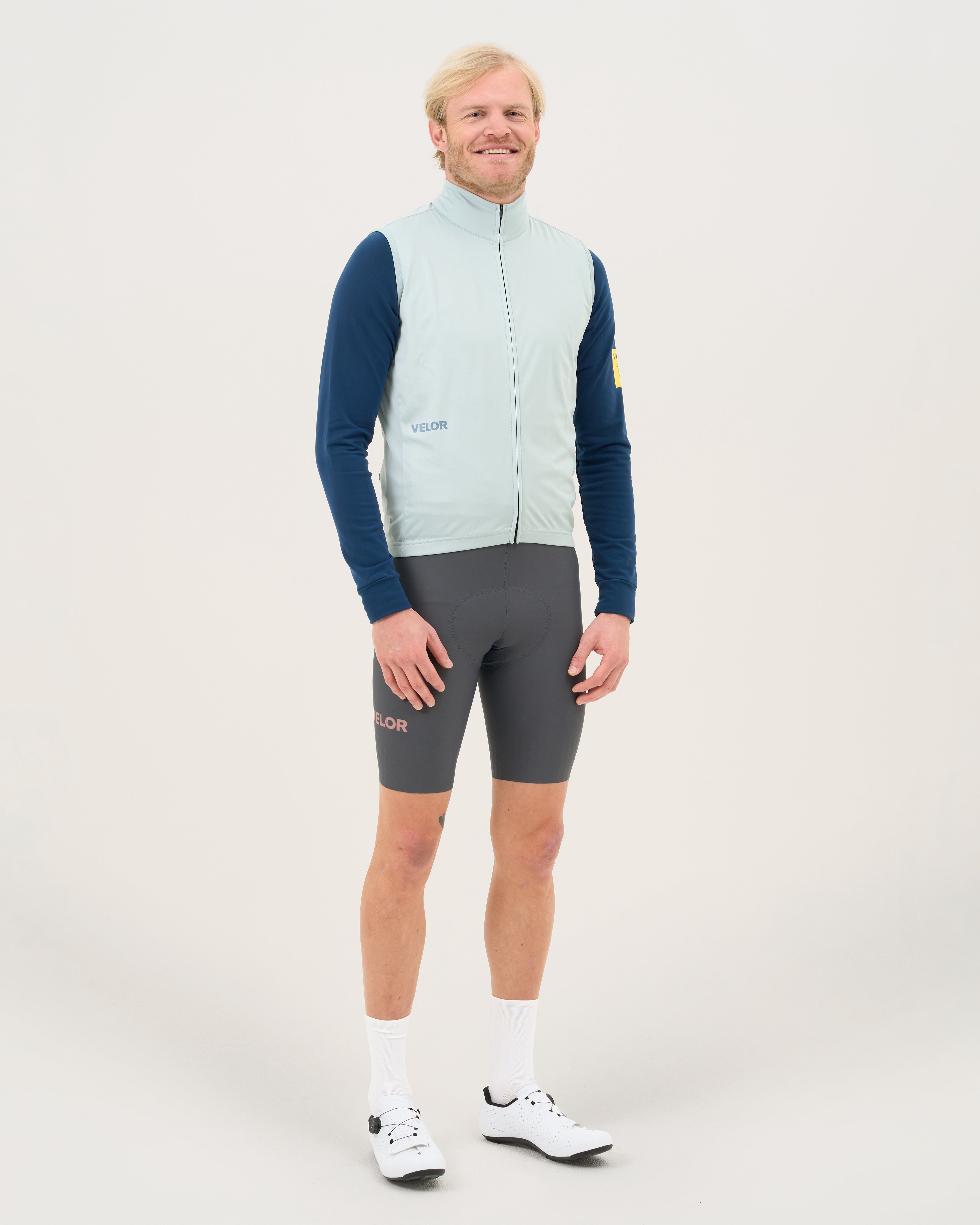 Men - Windproof Gilet Sea - Velor-cycling