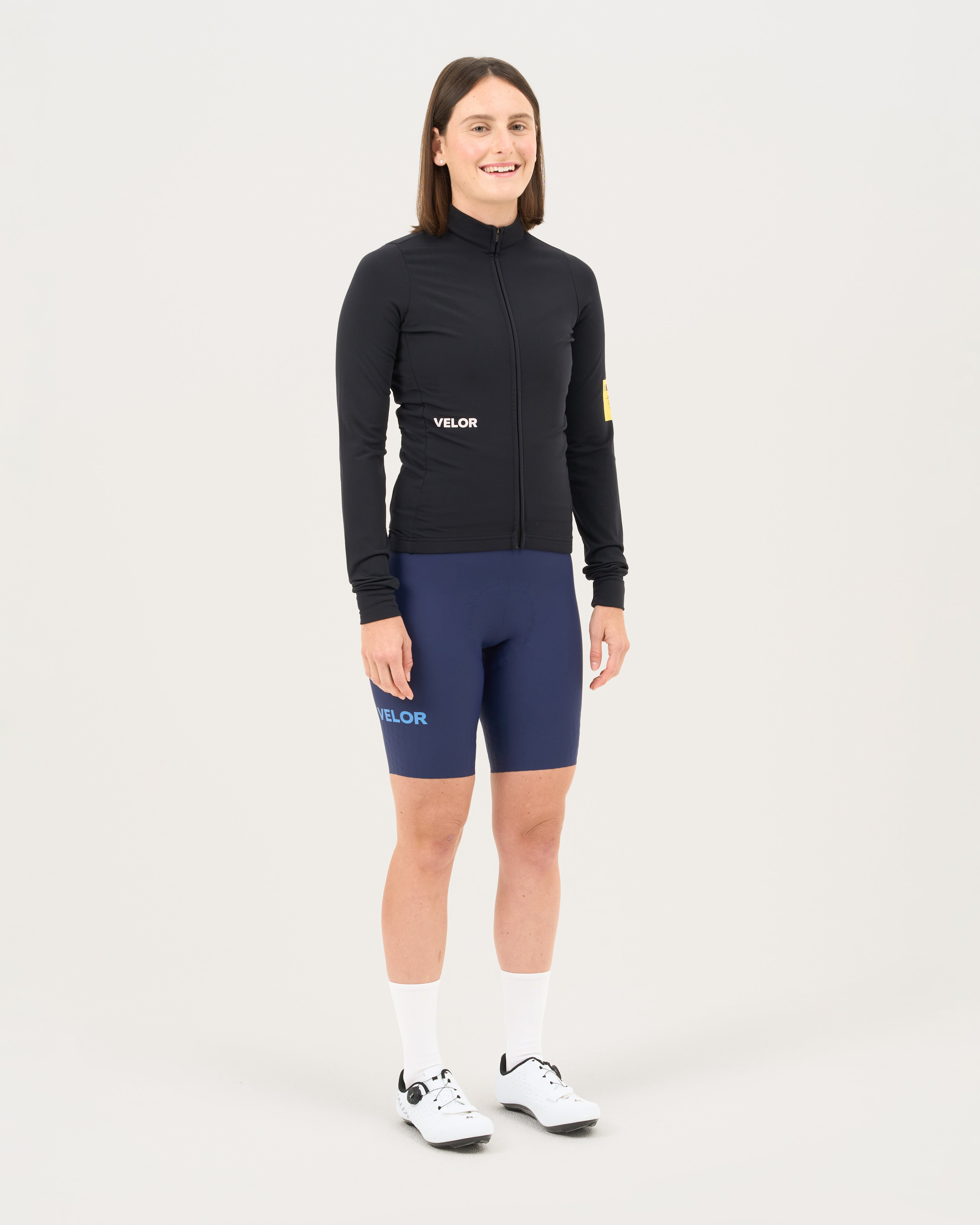 Women - Long Sleeve Night - Velor-cycling