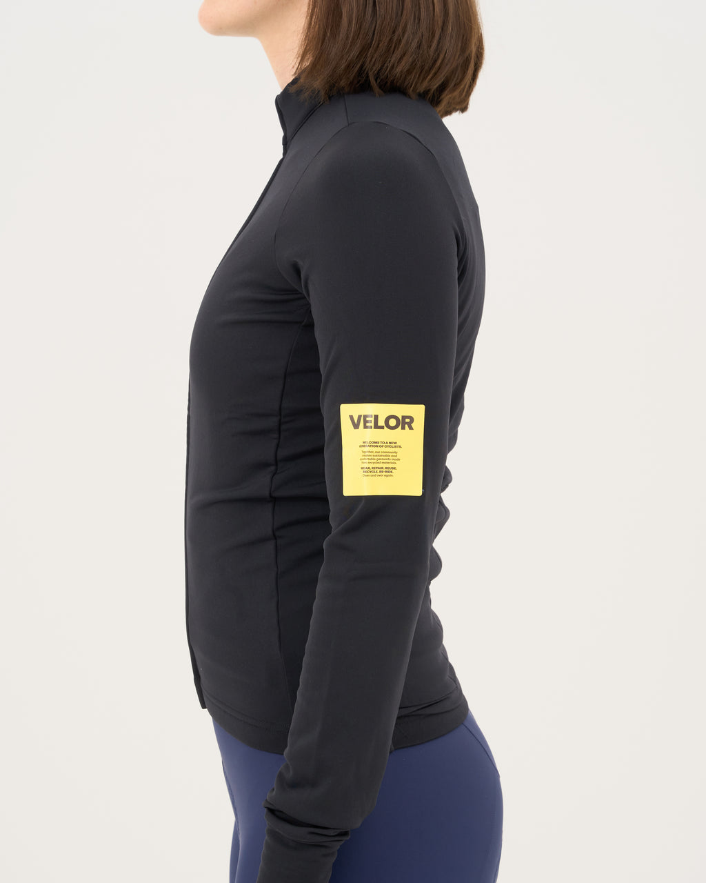 Women - Long Sleeve Night - Velor-cycling