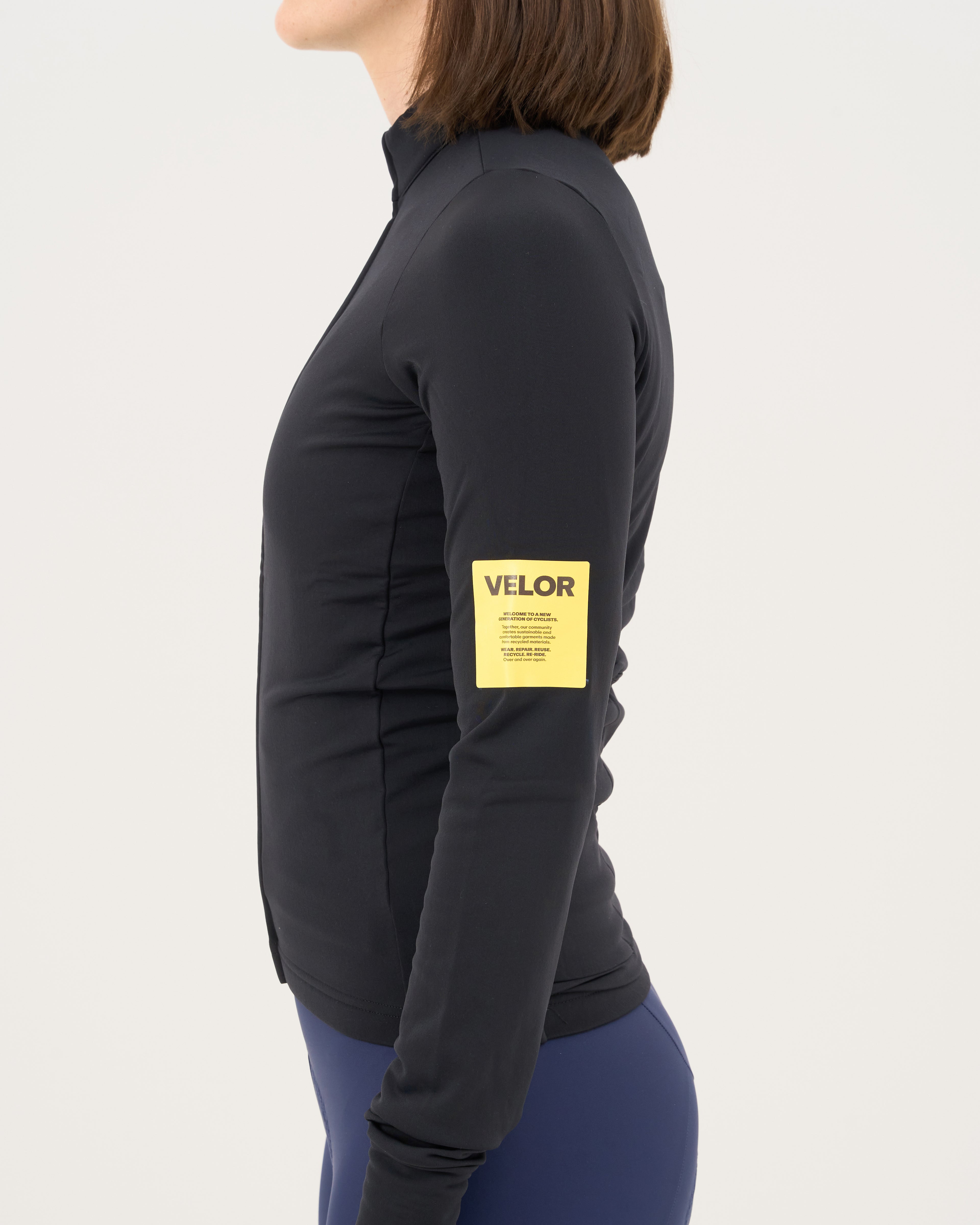 Women - Long Sleeve Night - Velor-cycling