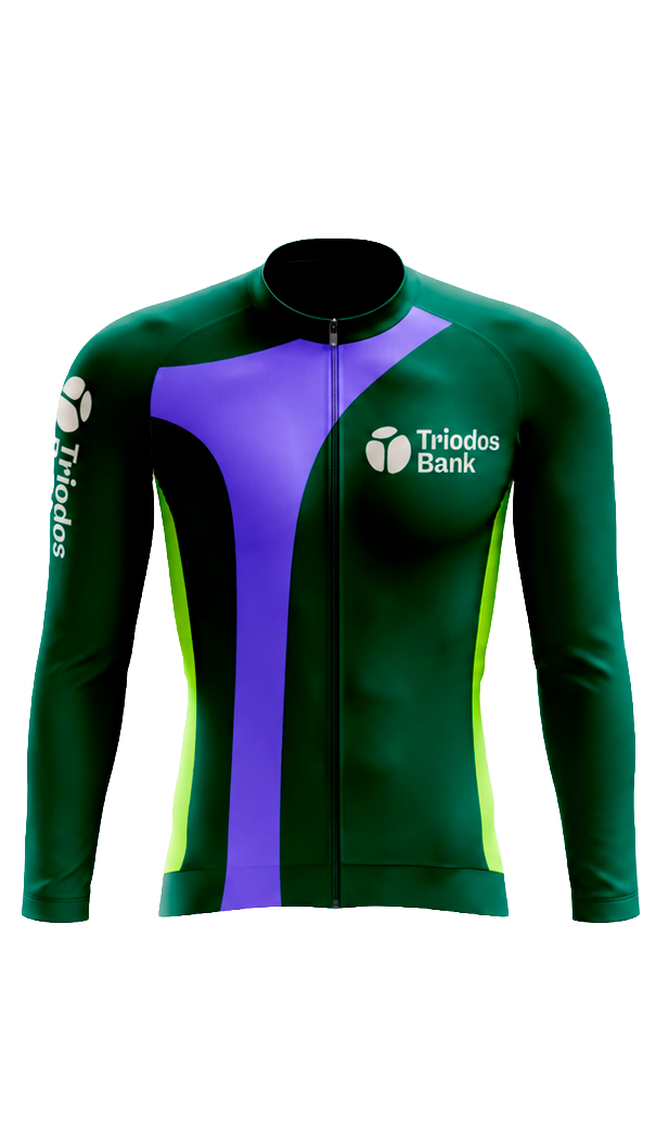 Triodos Wielershirt Lange Mouwen