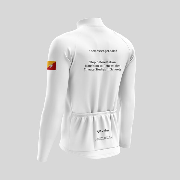 Cycling Jersey Long Sleeve - White