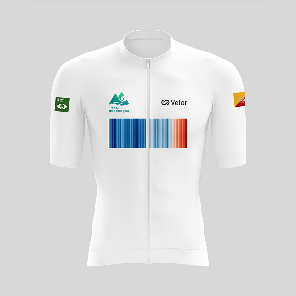 Cycling Jersey Short Sleeve - White