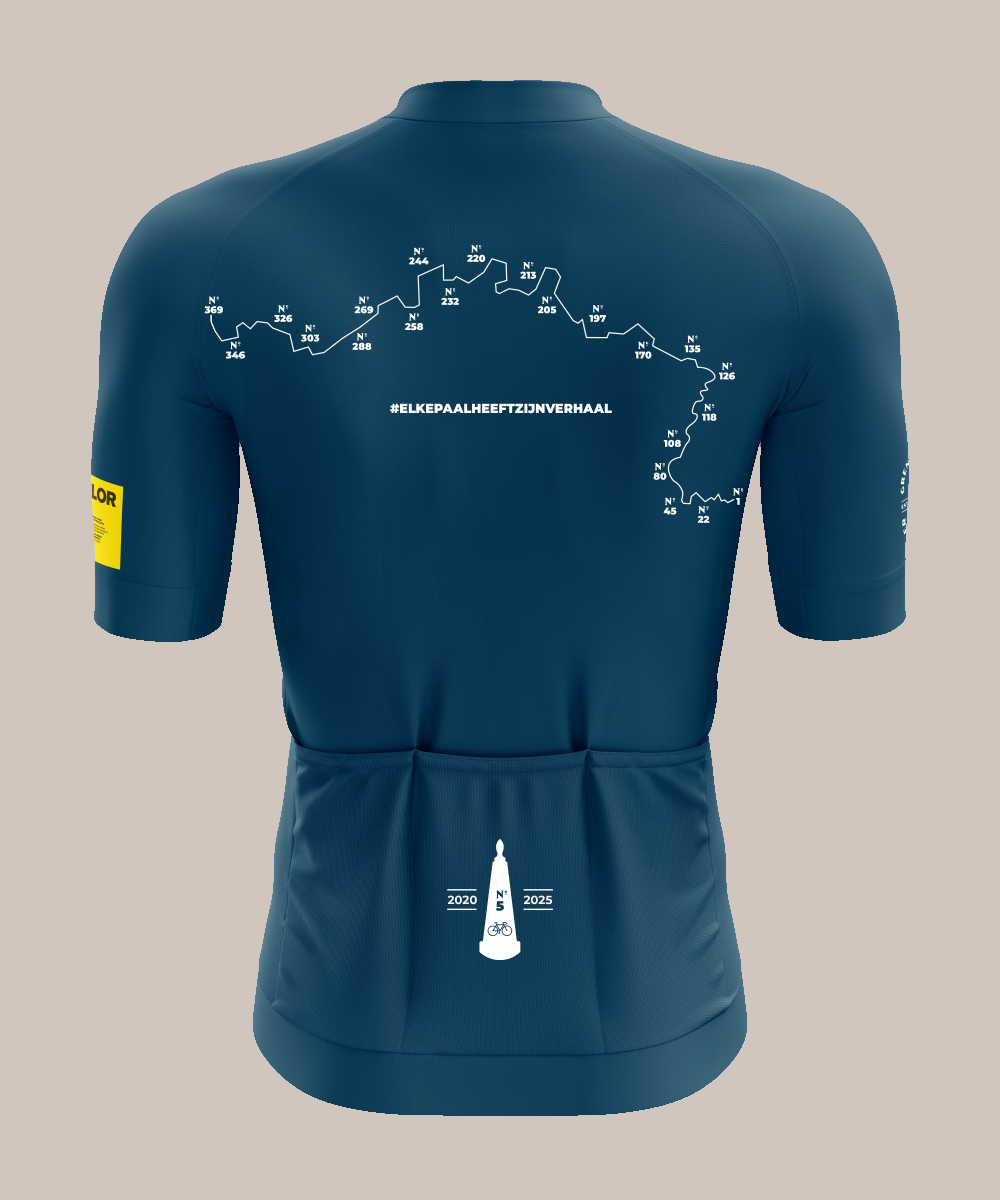 Grenspalenklassieker - blauw - Velor-cycling